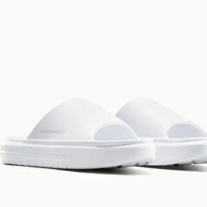 Converse Essential Slide Sandals- White